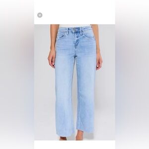 Just Black Women's Light Blue Straight Leg Jeans